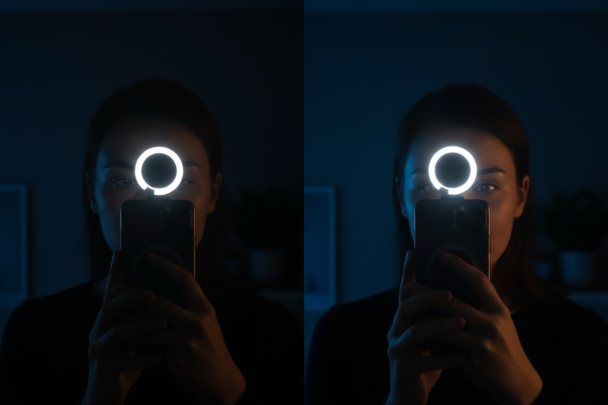 Ring Light — Before & After