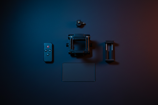 Teleprompter Mini — Flat Lay
