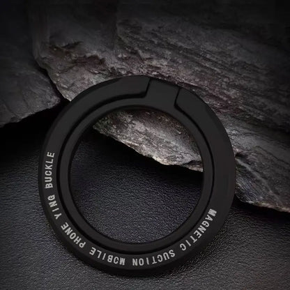 CF Magnetic Ring Light — clipped to laptop lid